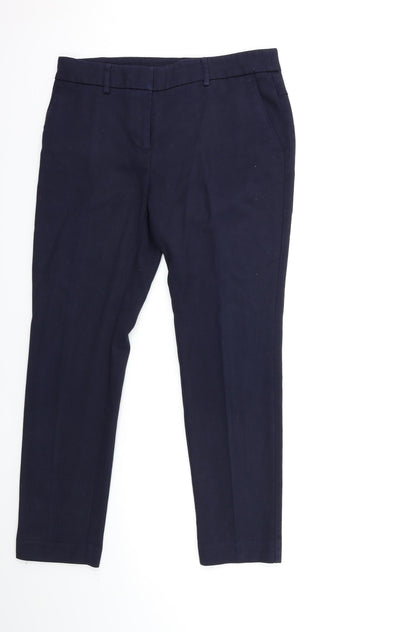Womens UK Size 10 NEXT Regular Fit  Blue Trousers