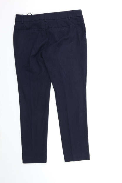 Womens UK Size 10 NEXT Regular Fit  Blue Trousers