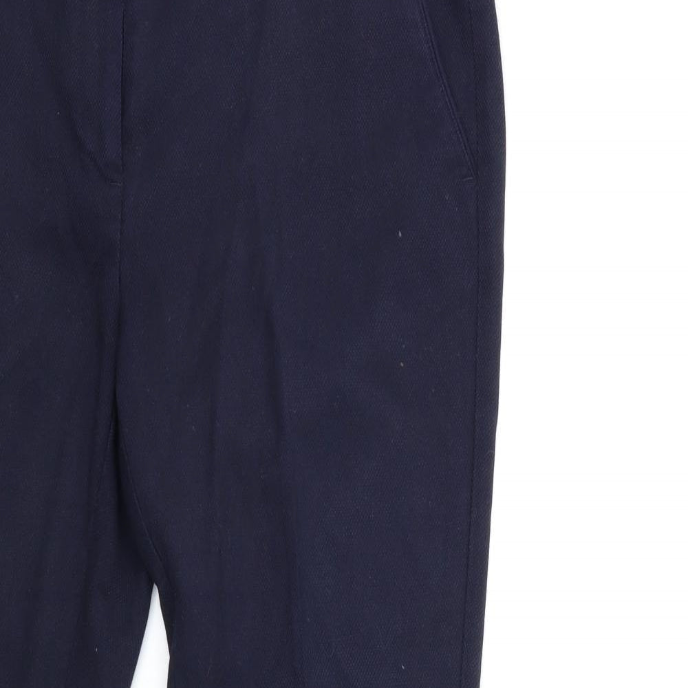 Womens UK Size 10 NEXT Regular Fit  Blue Trousers