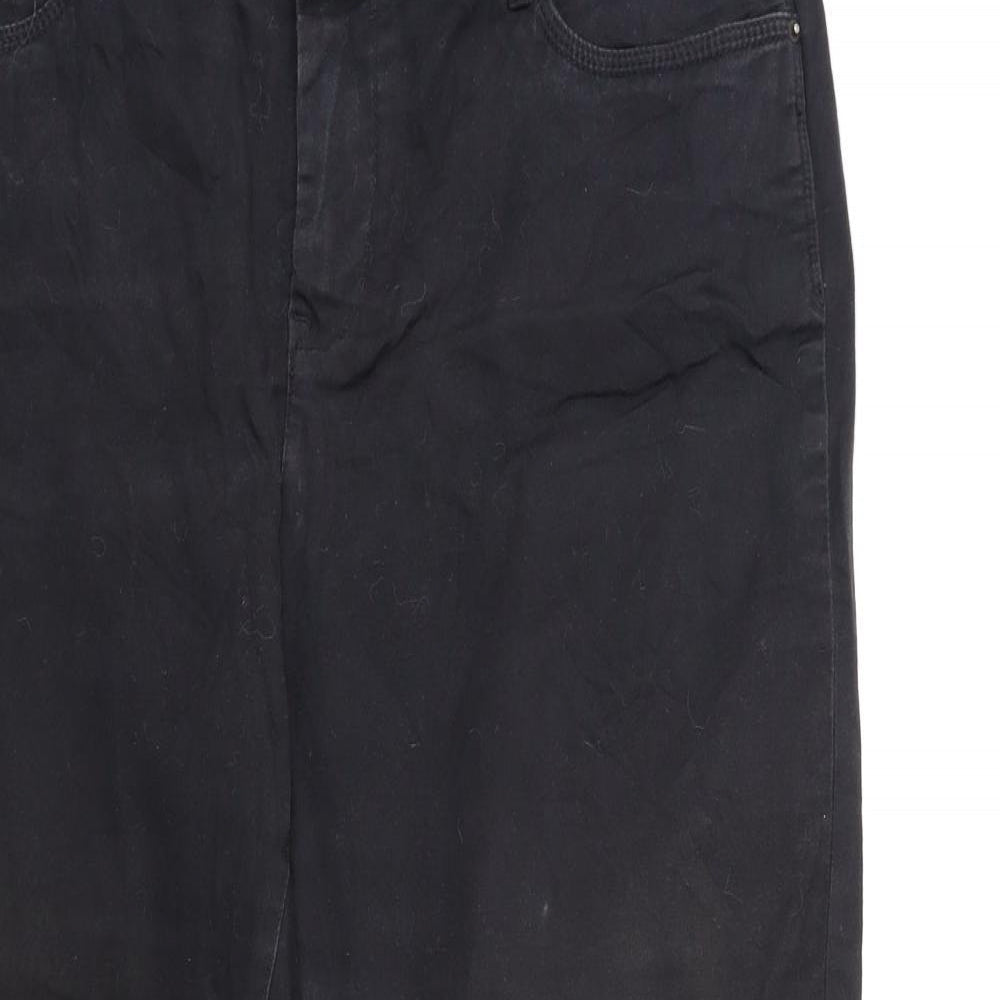 Yessica Womens Black  Denim Skinny Jeans Size 36 in L28 in