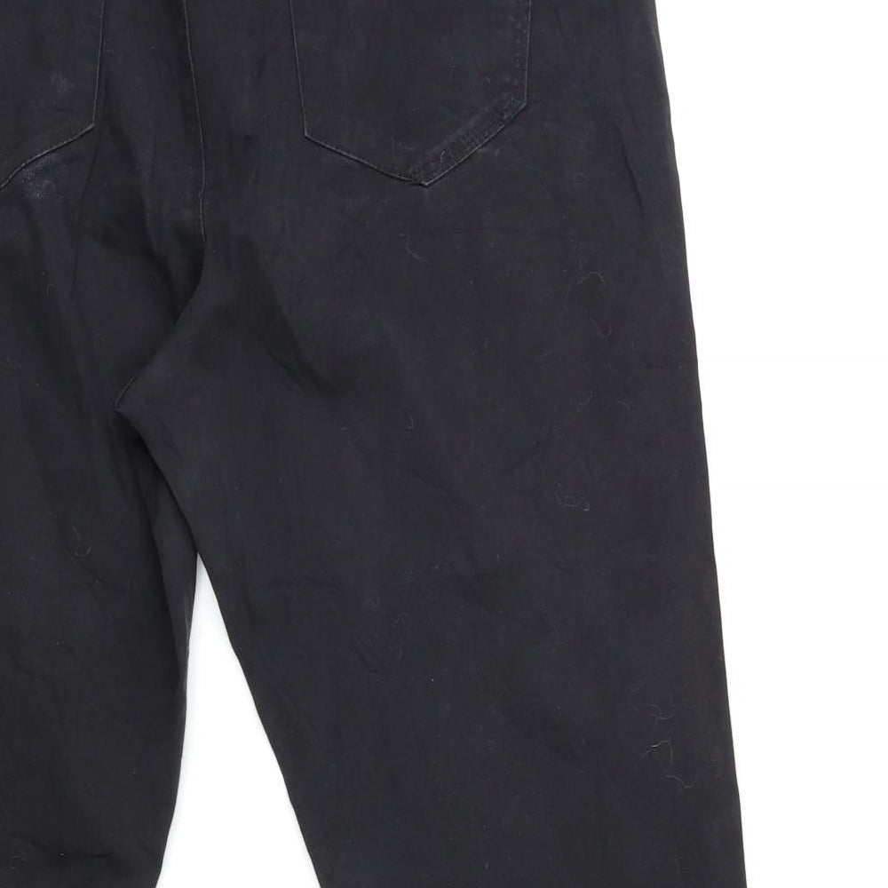 Yessica Womens Black  Denim Skinny Jeans Size 36 in L28 in