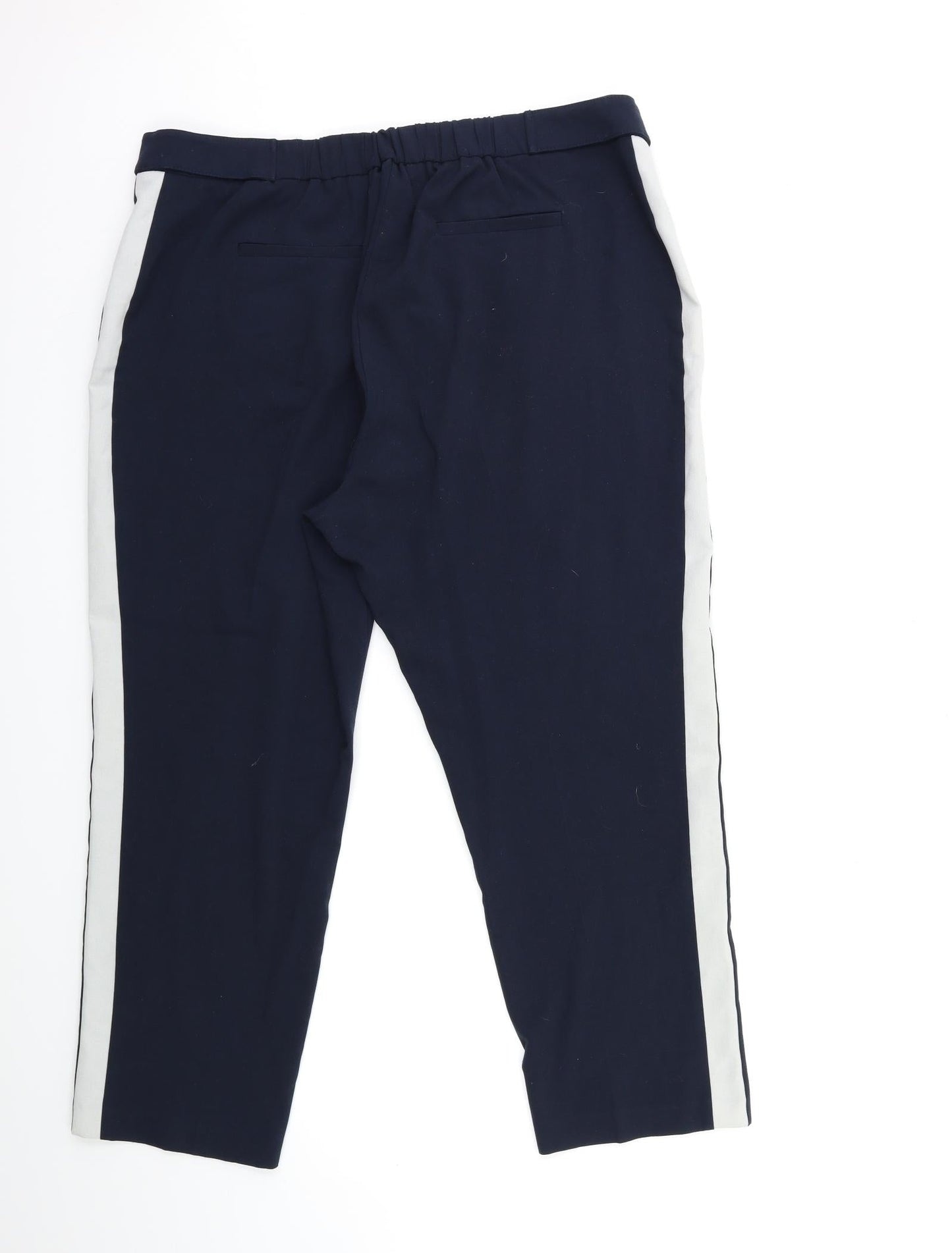 CAPSULE Womens Blue Striped  Trousers  Size 20 L28 in