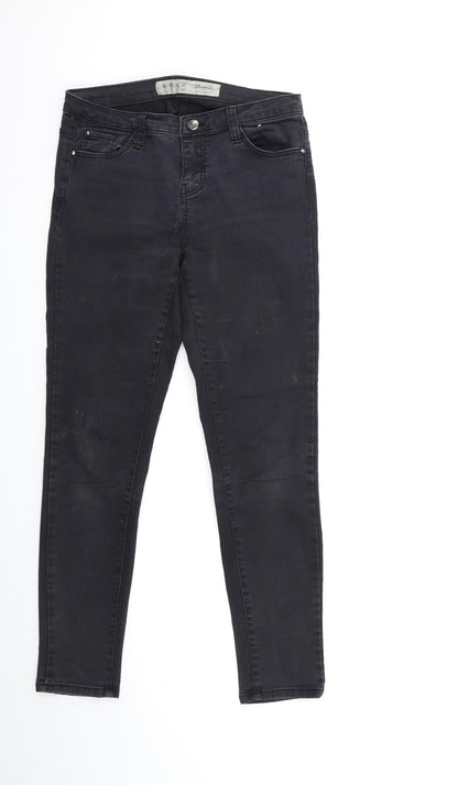 Denim & Co. Womens Blue  Denim Skinny Jeans Size 10 L27 in