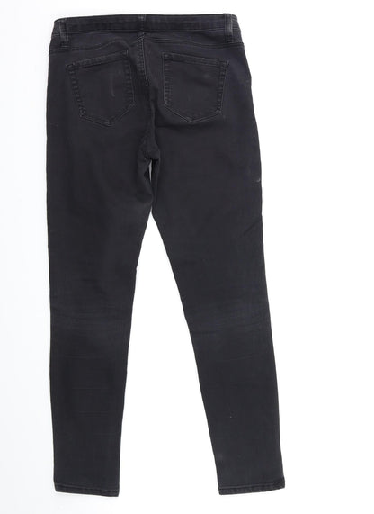 Denim & Co. Womens Blue  Denim Skinny Jeans Size 10 L27 in