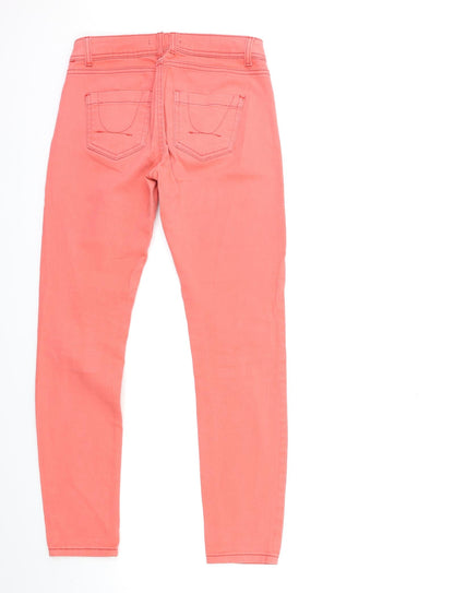 Dorothy Perkins# Womens Pink  Denim Skinny Jeans Size 8 L29 in