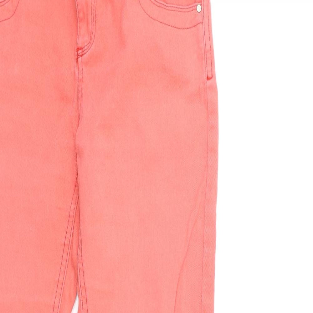Dorothy Perkins# Womens Pink  Denim Skinny Jeans Size 8 L29 in