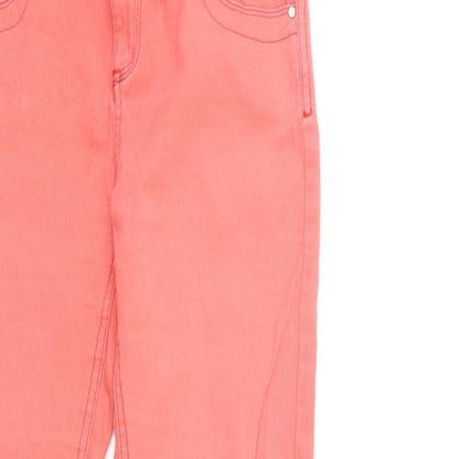 Dorothy Perkins# Womens Pink  Denim Skinny Jeans Size 8 L29 in