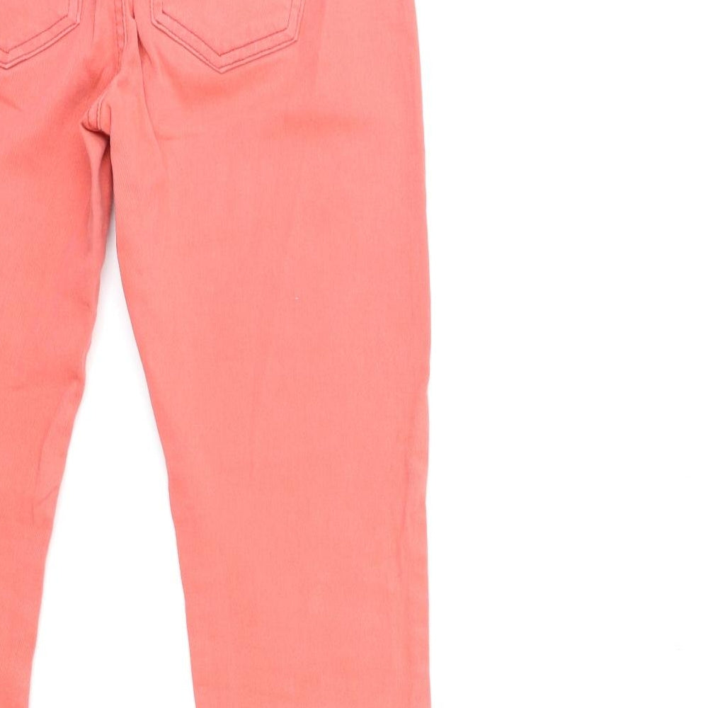 Dorothy Perkins# Womens Pink  Denim Skinny Jeans Size 8 L29 in