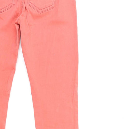 Dorothy Perkins# Womens Pink  Denim Skinny Jeans Size 8 L29 in