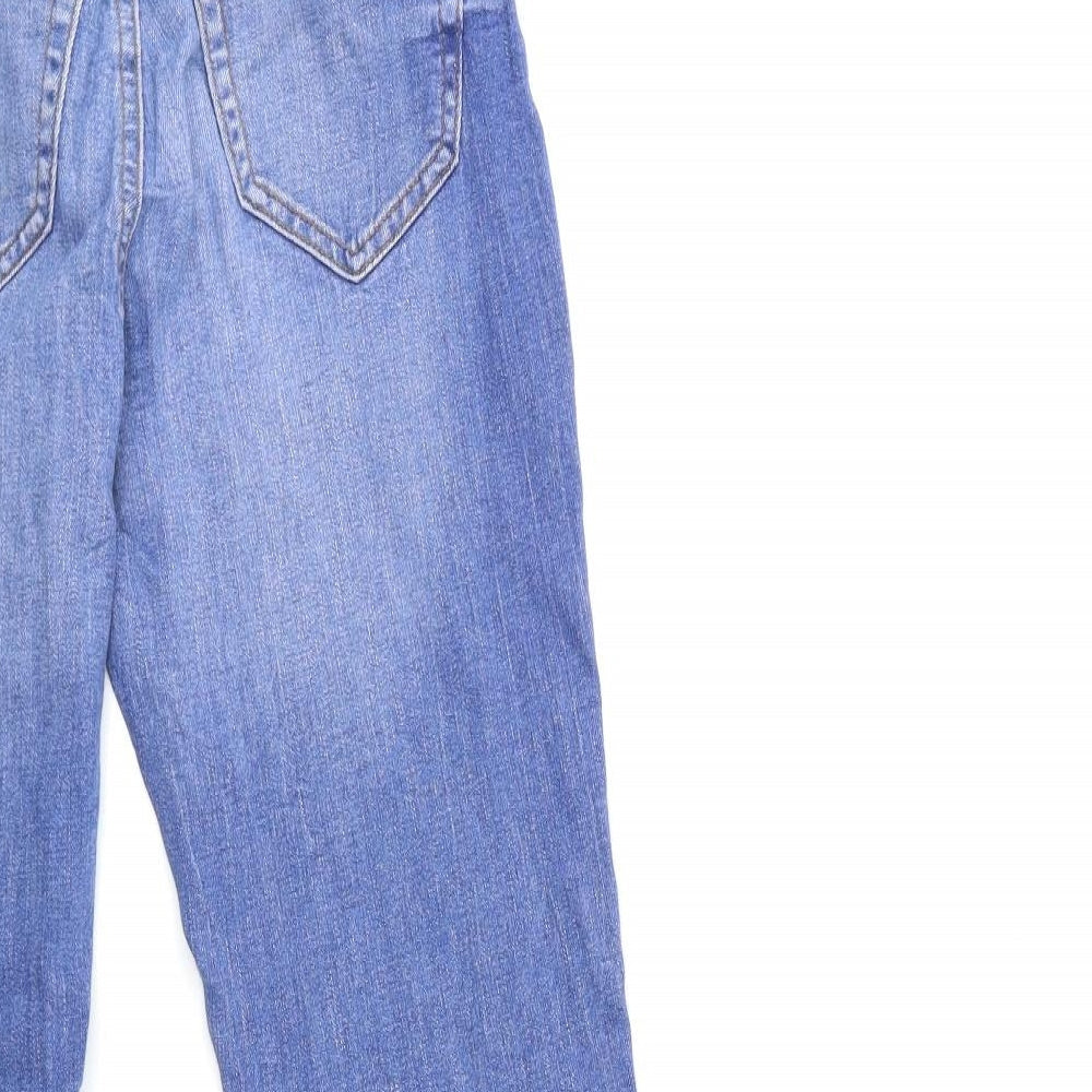 Denim & Co. Womens Blue  Denim Skinny Jeans Size 10 L28 in