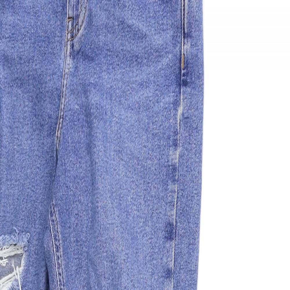 New Look Womens Blue  Denim Skinny Jeans Size 6 L28 in