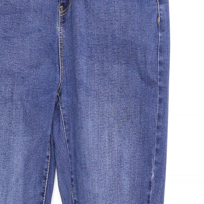 Denim & Co. Womens Blue  Denim Skinny Jeans Size 12 L29 in