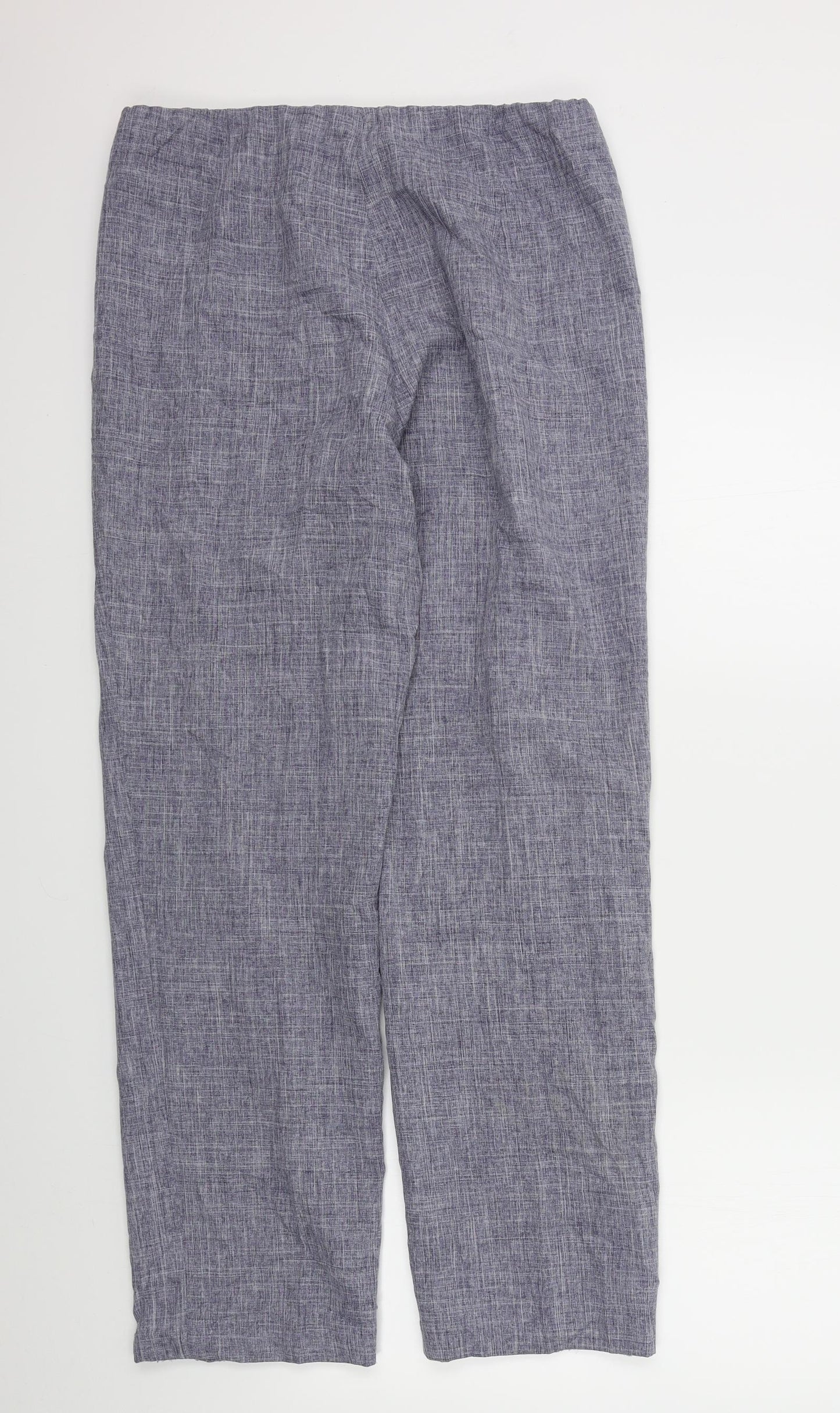 Poppy Womens Blue   Trousers  Size 14 L30 in