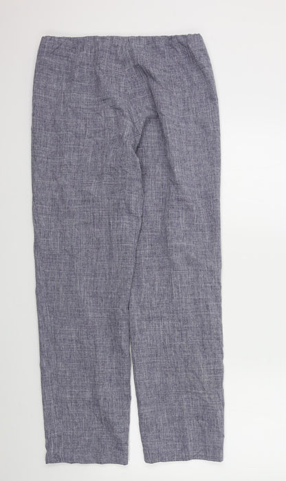 Poppy Womens Blue   Trousers  Size 14 L30 in