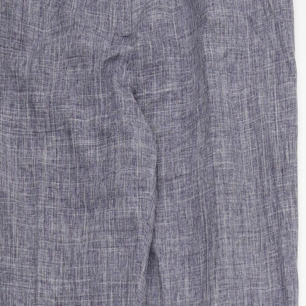 Poppy Womens Blue   Trousers  Size 14 L30 in