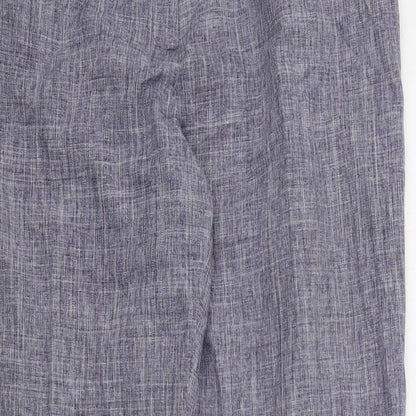 Poppy Womens Blue   Trousers  Size 14 L30 in