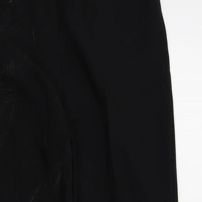 Womens UK Size 14 M&S Regular Fit  Black Trousers