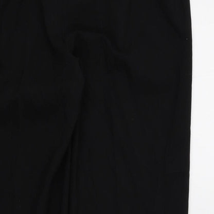 Womens UK Size 14 M&S Regular Fit  Black Trousers