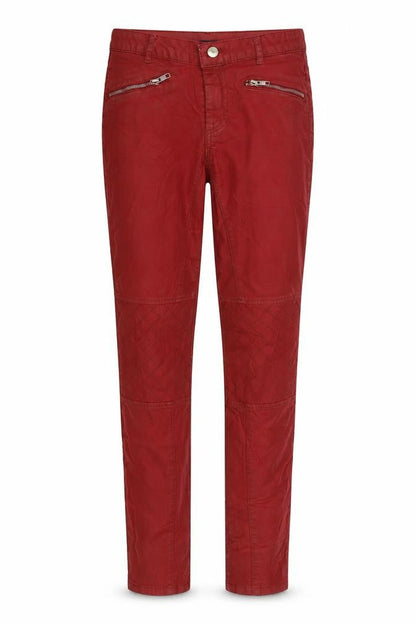Womens UK Size 10 Topshop Regular Fit  Red Trousers