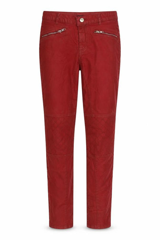 Womens UK Size 10 Topshop Regular Fit  Red Trousers
