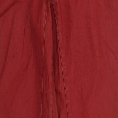 Womens UK Size 10 Topshop Regular Fit  Red Trousers