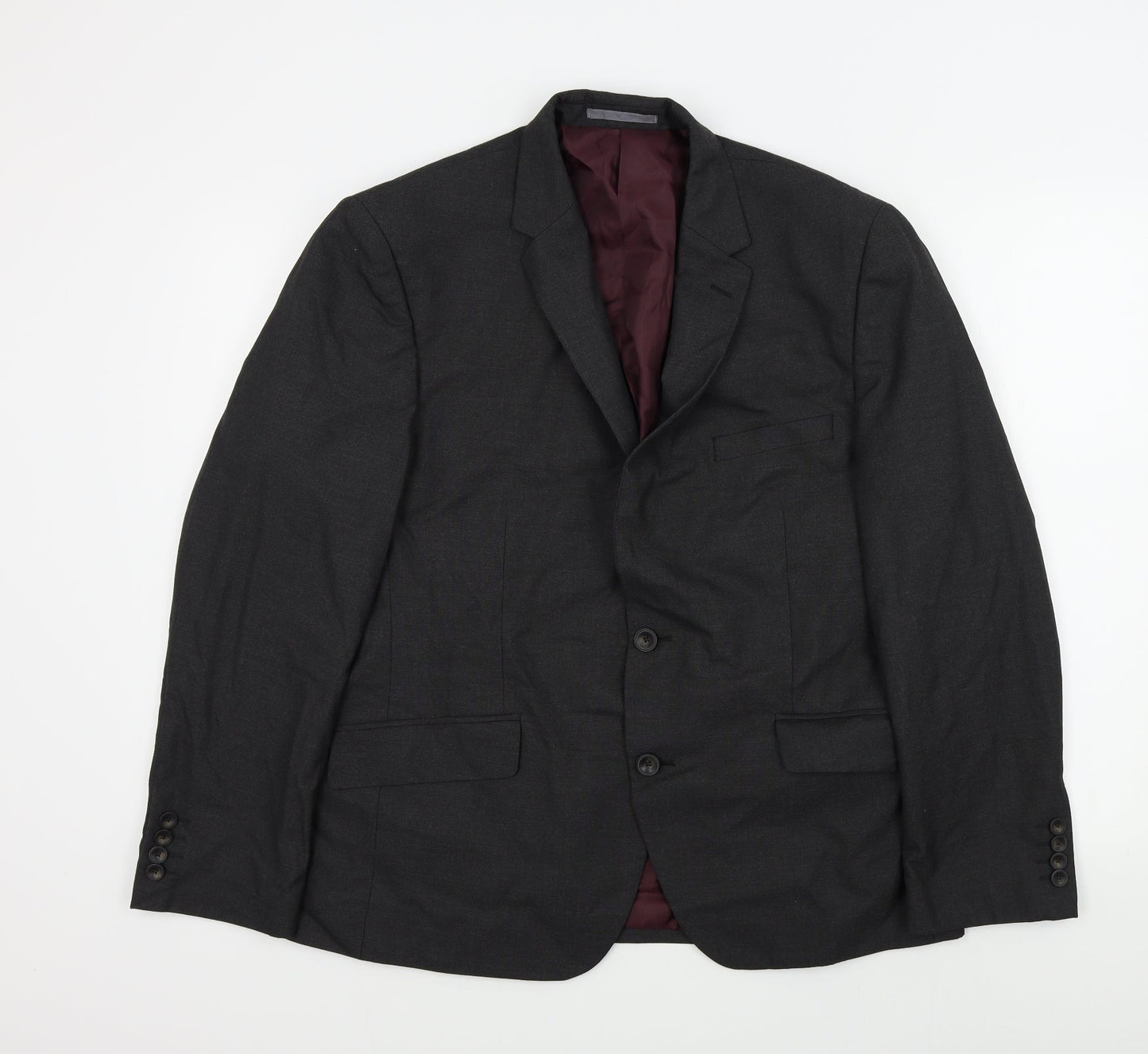 Mens UK Size 42 M&S Regular Grey Suit Jacket
