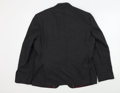 Mens UK Size 42 M&S Regular Grey Suit Jacket