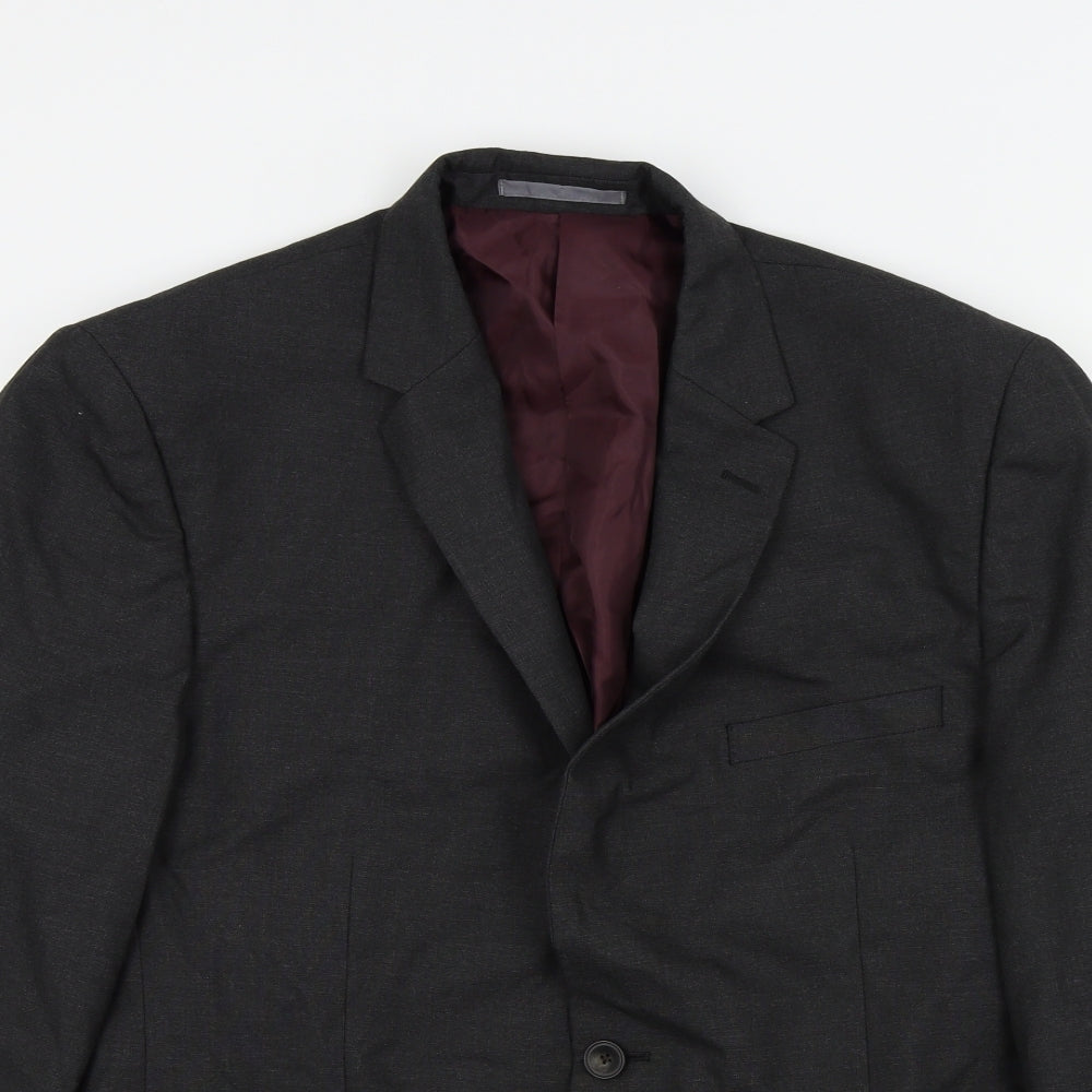 Mens UK Size 42 M&S Regular Grey Suit Jacket