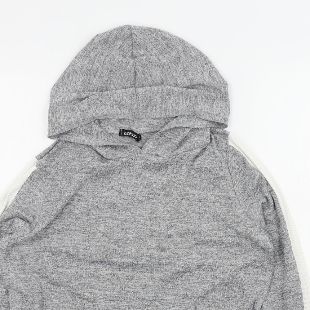Boohoo Womens Grey   Pullover Jumper Size 12