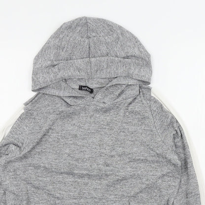 Boohoo Womens Grey   Pullover Jumper Size 12