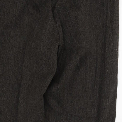 Womens UK Size 32 M&S Regular Fit  Brown Trousers