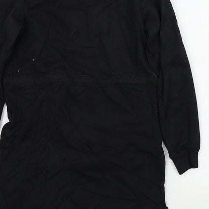 PRETTYLITTLETHING Womens Black Colourblock  A-Line  Size 6