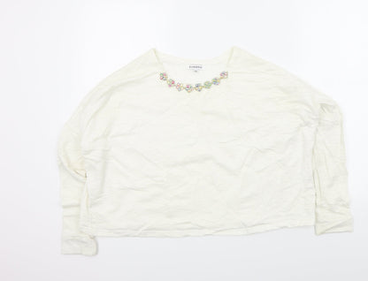 Glamorous Womens Beige   Pullover Jumper Size XS