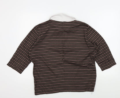 Womens UK Size L BM casual Brown Pullover Jumper