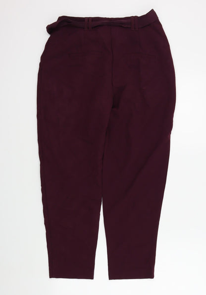 New Look Womens Purple   Trousers  Size 10 L24 in
