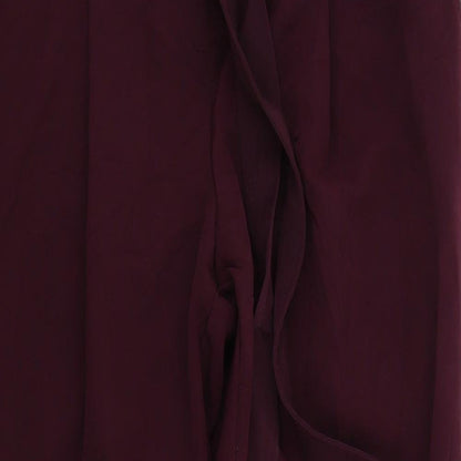 New Look Womens Purple   Trousers  Size 10 L24 in