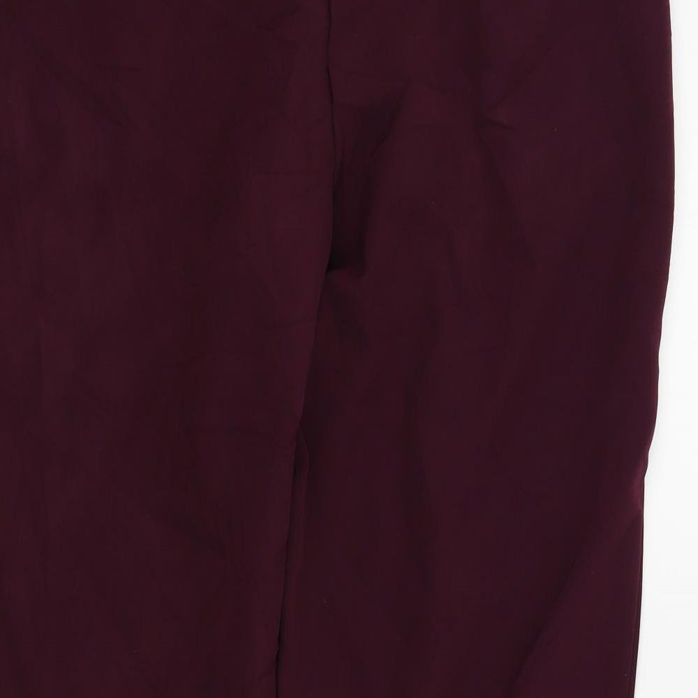 New Look Womens Purple   Trousers  Size 10 L24 in