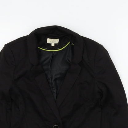 Linea Womens Black   Jacket  Size 8