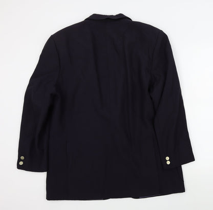 Mens UK Size 46 Preworn Regular Blue Suit Jacket