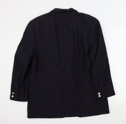 Mens UK Size 46 Preworn Regular Blue Suit Jacket