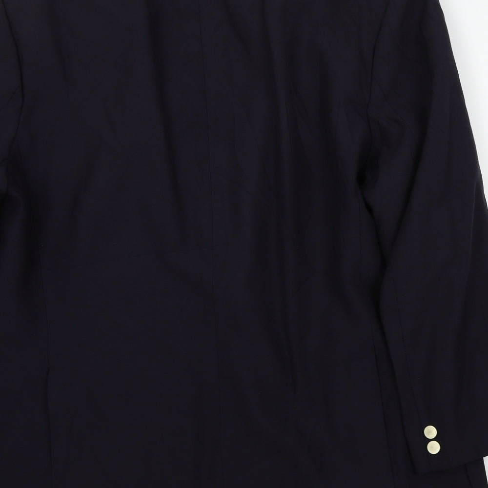 Mens UK Size 46 Preworn Regular Blue Suit Jacket