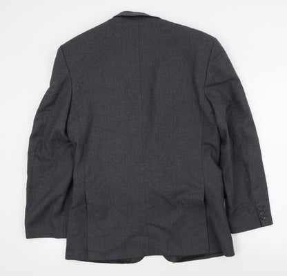 Mens UK Size L the label Regular Grey Suit Jacket