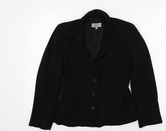 Womens UK Size 8 M&S Black Jacket