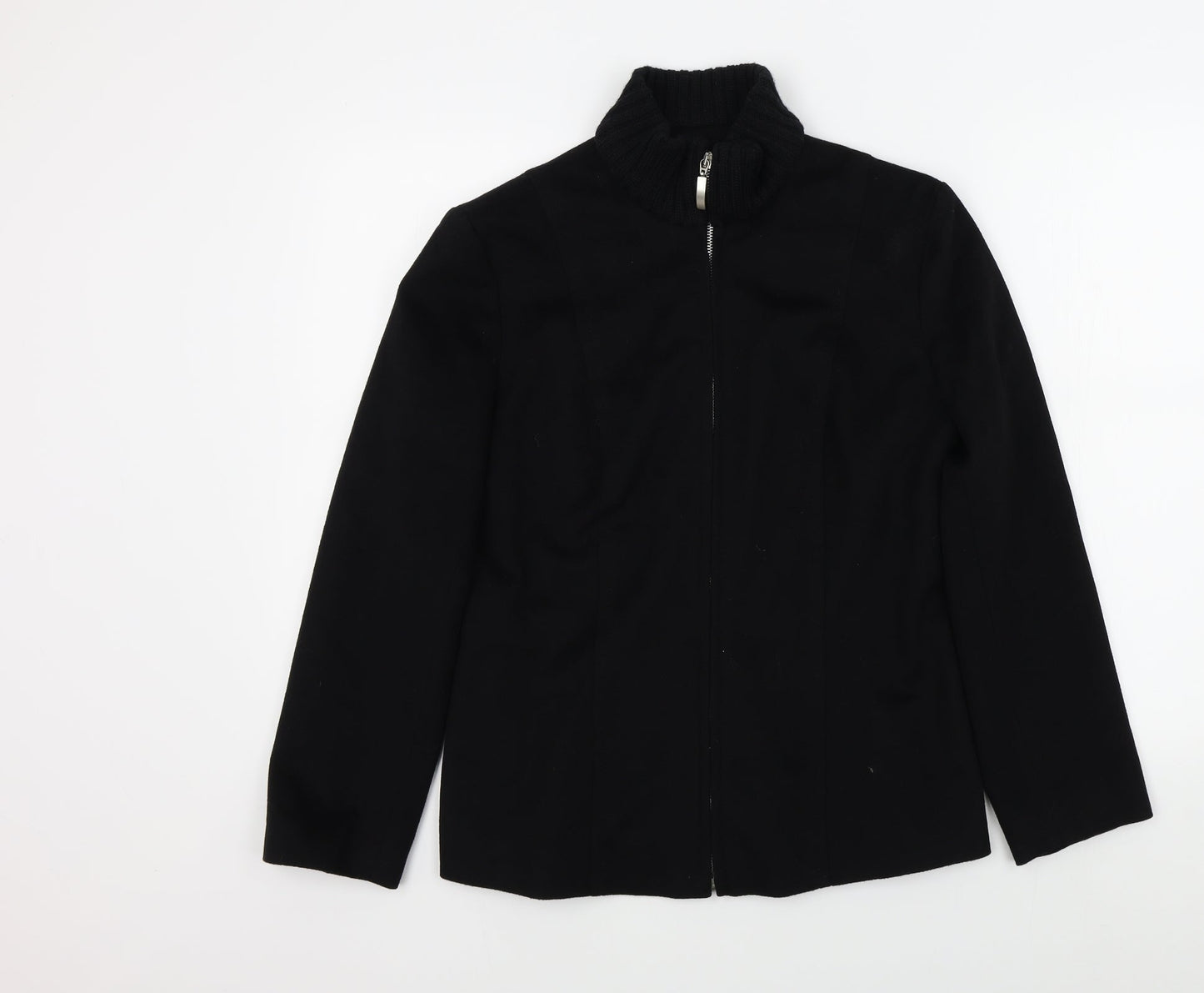 Womens UK Size 14 M&S Black Jacket