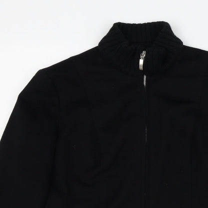 Womens UK Size 14 M&S Black Jacket