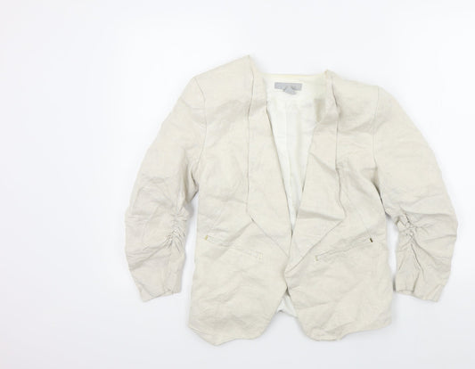 H&M Womens Beige   Jacket  Size M