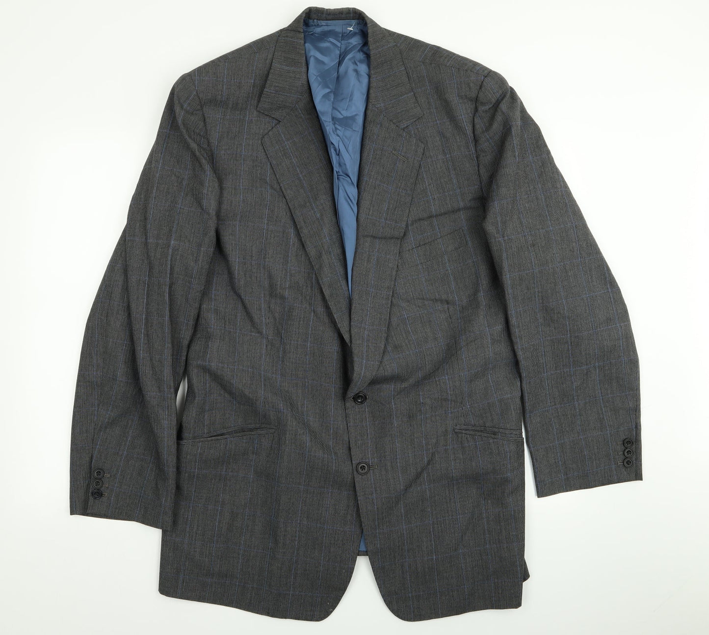 Mens UK Size 40 Preworn Regular Grey Suit Jacket