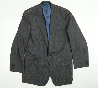 Mens UK Size 40 Preworn Regular Grey Suit Jacket