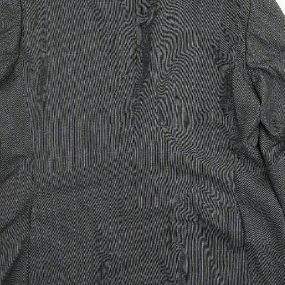 Mens UK Size 40 Preworn Regular Grey Suit Jacket