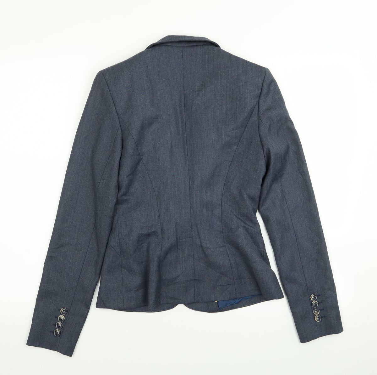 PRETTYLITTLETHING pretty af Womens Blue   Jacket Blazer Size 6